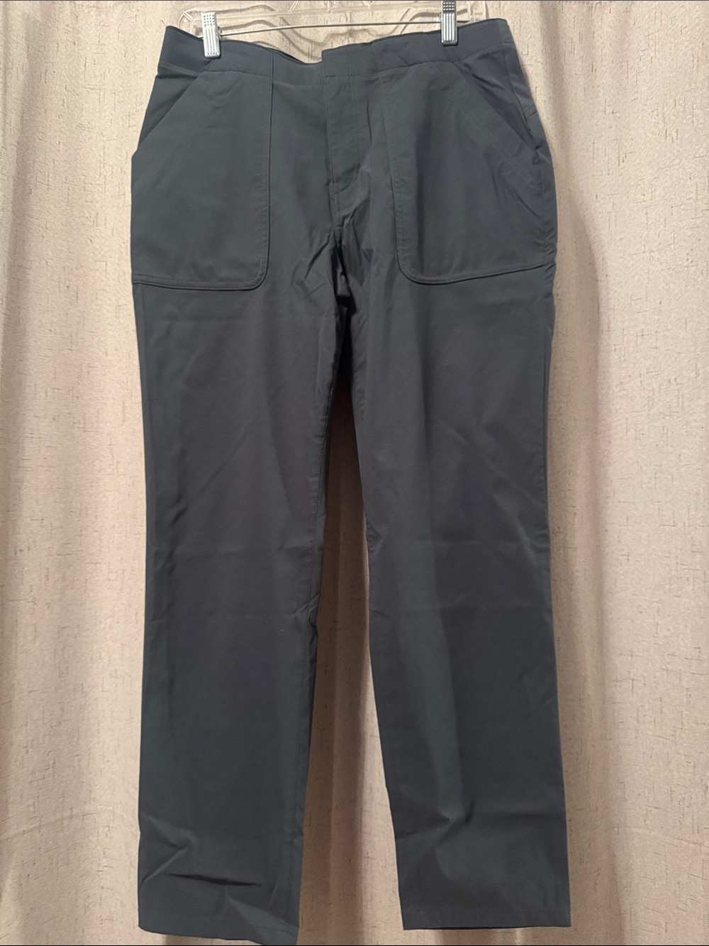 Eddie Bauer Black Straight-Leg Chinos